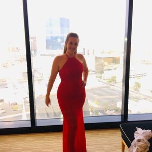 💃🏼 Red lace F21 Dress